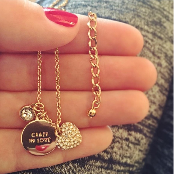 KATE SPADE • Gold Crazy In Love Pendant Necklace - Picture 1 of 4